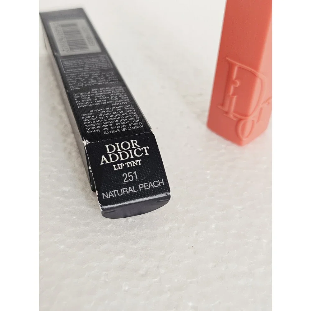 Dior Addict Lip Tint Hydrating Matte Finish 251 Natural Peach Brand New With Box
